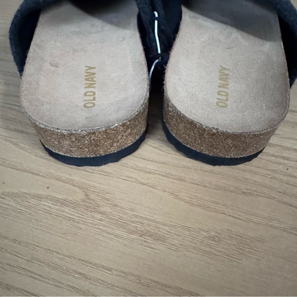 Old Navy Soft-Brushed Felt Slide Flats Clogs Dark Gray Size 9 - Picture 3 of 5